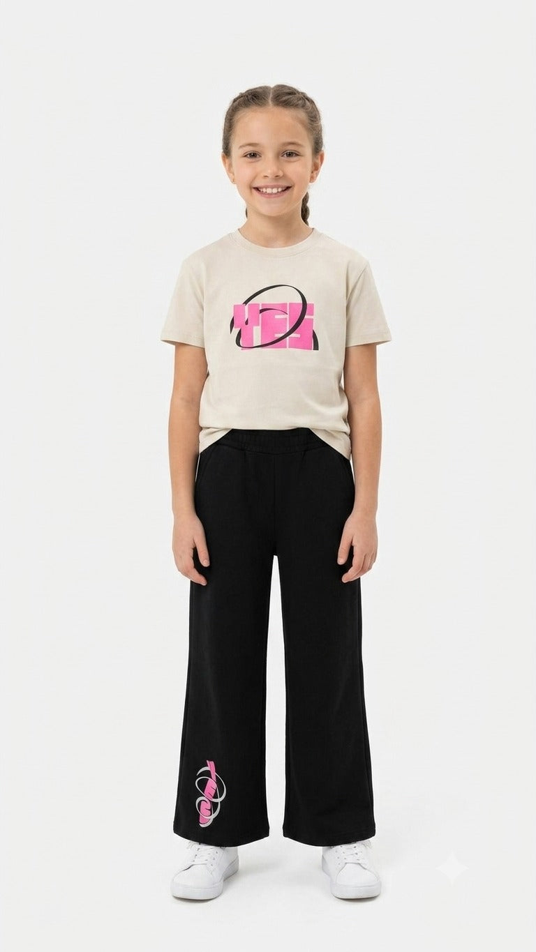 "3 YES R.NECK&PANTS SET"