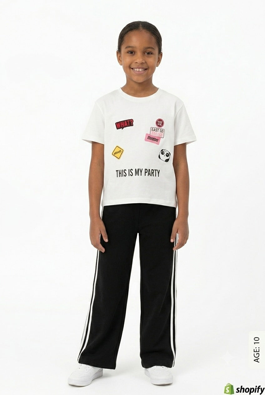 "THIS IS MY PARTY R.N PANTS SET"