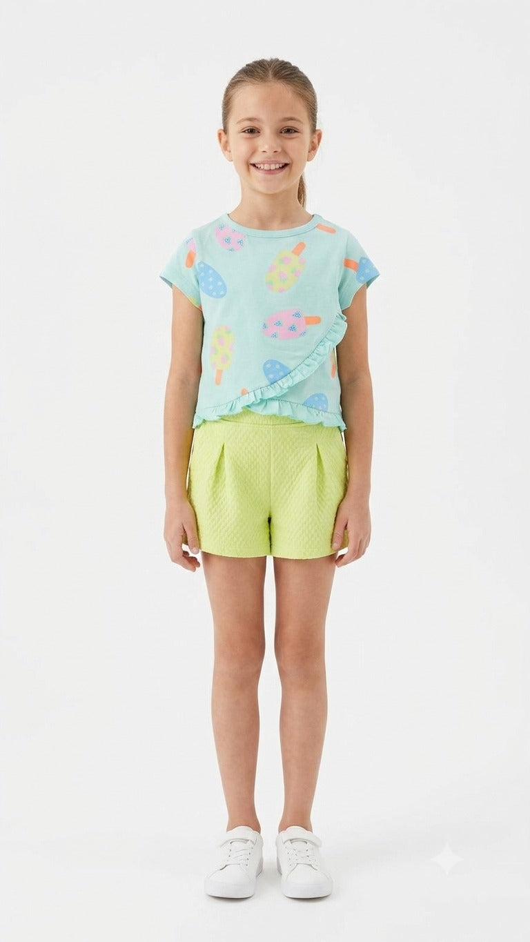 "ICE CREAM MELON SHORT PAJAMA"
