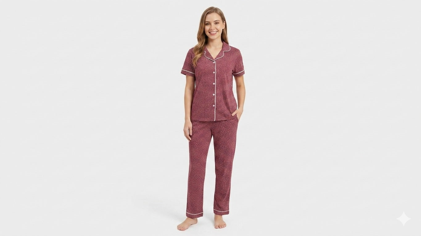 "DOTS H/S CLASSIC PAJAMA"