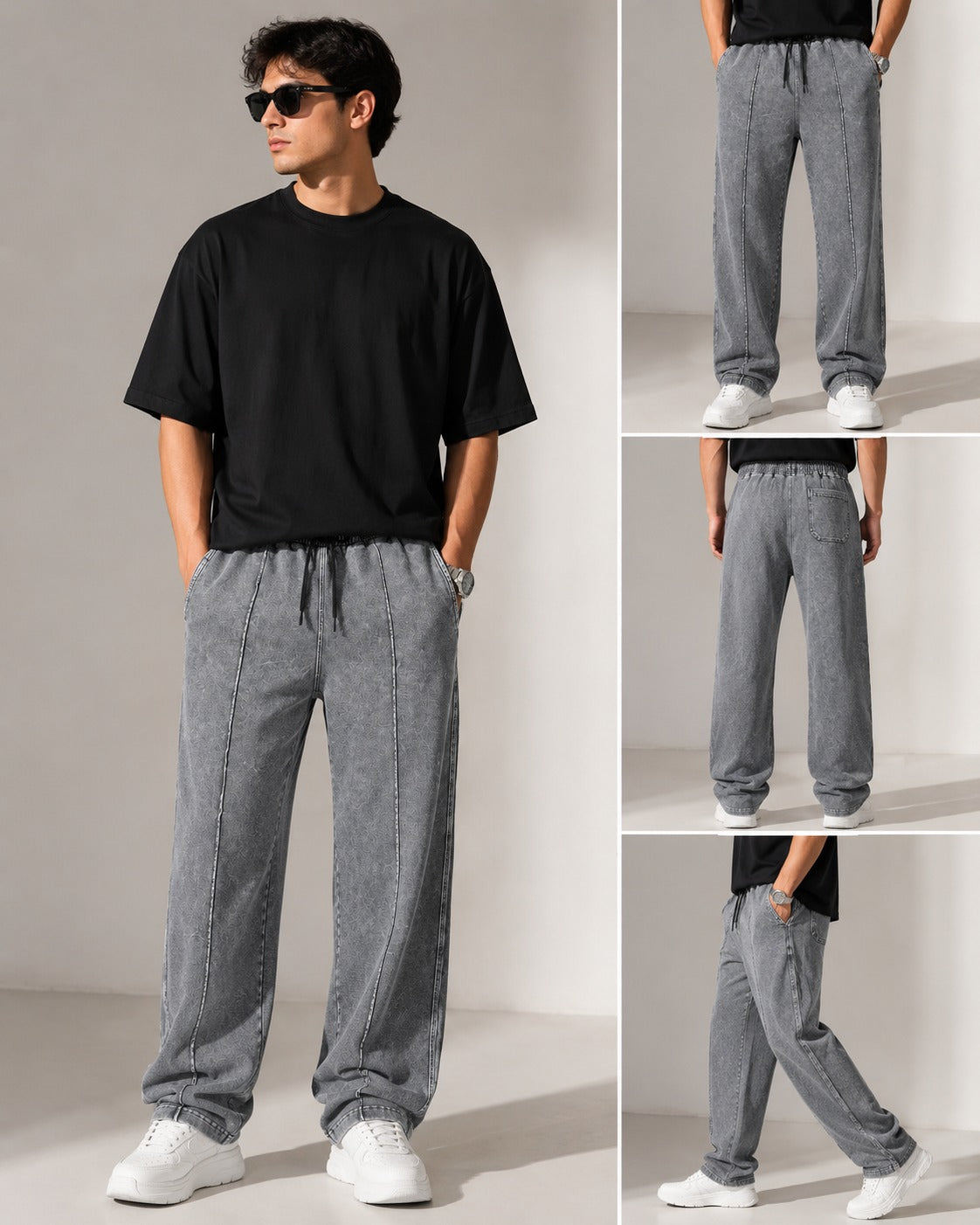 " Details STONE OVERSIZE PANT"