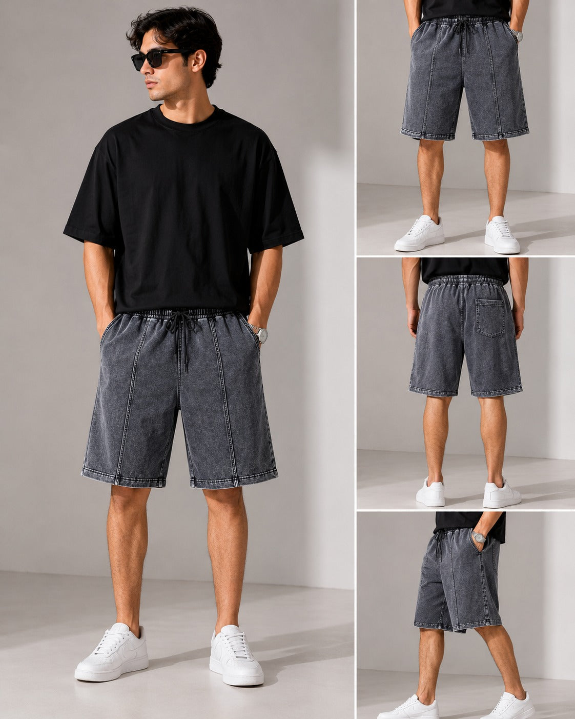 " Details STONE OVERSIZE SHORT"