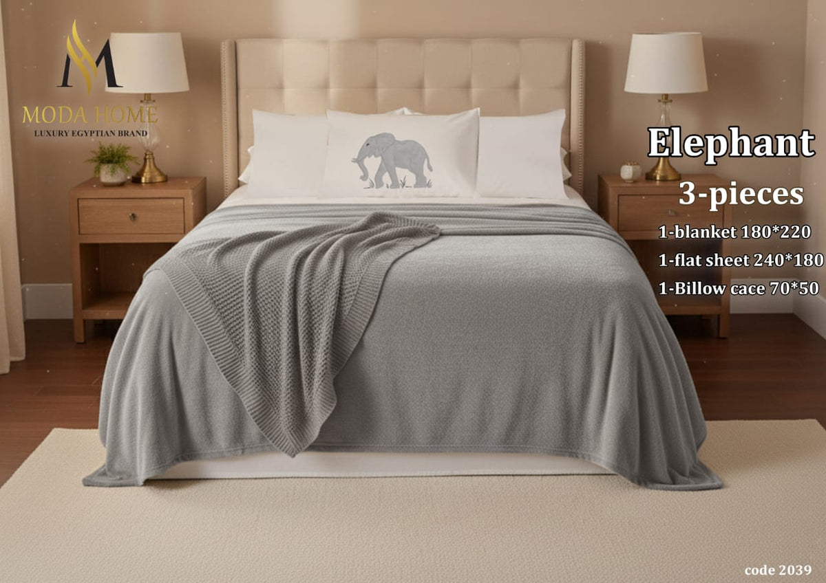 MODA HOME Elephant Heater 3Q- 220x240 cm -Premium Winter Comfort