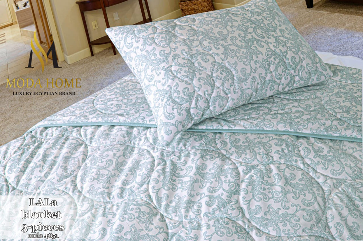 MODA HOME Captain cover Lalla 3PCS- 260x240 cm -Premium Winter Comfort