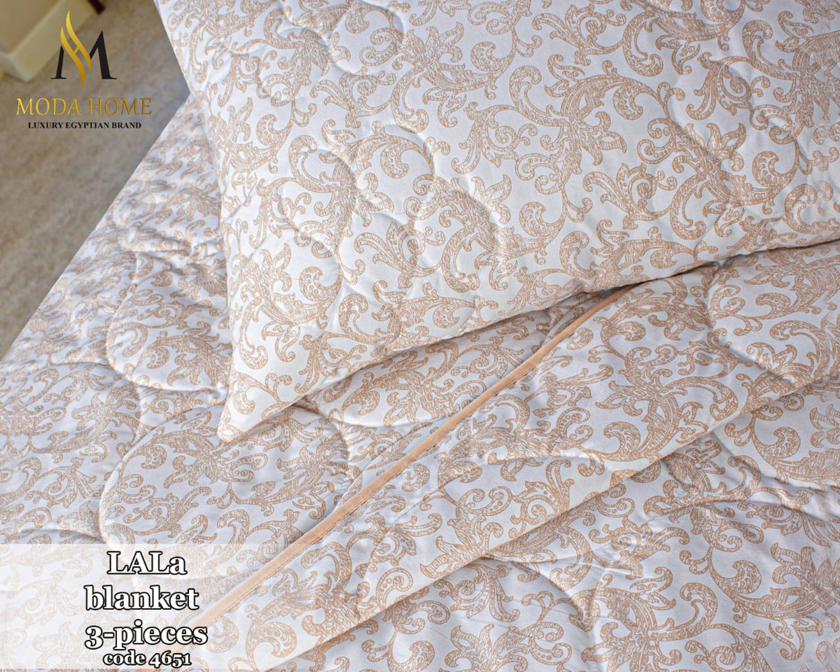 MODA HOME Captain cover Lalla 3PCS- 260x240 cm -Premium Winter Comfort