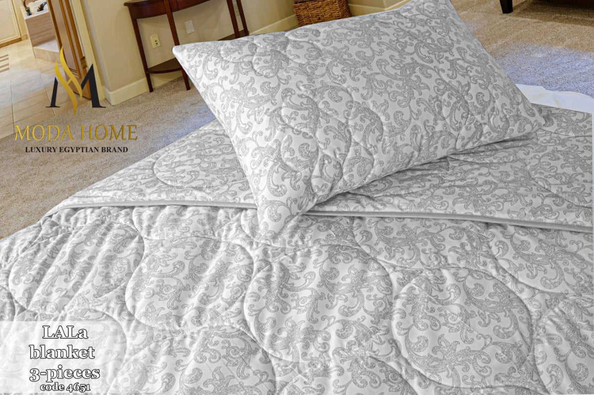 MODA HOME Captain cover Lalla 3PCS- 260x240 cm -Premium Winter Comfort