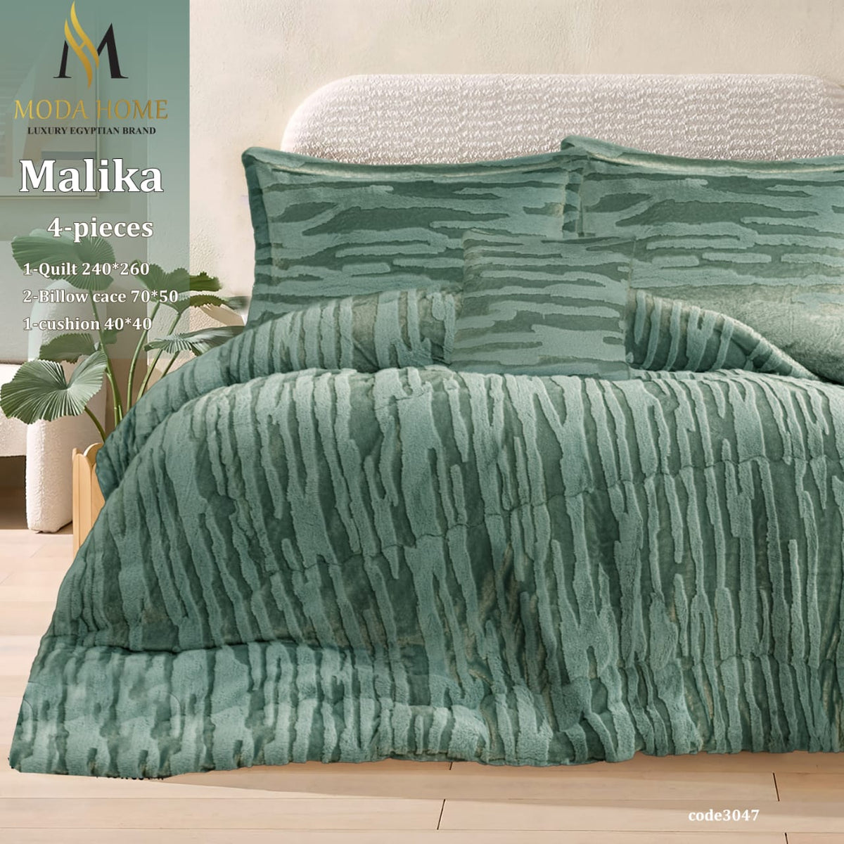 MODA HOME Malika Quilt 4PCS-240x260 cm