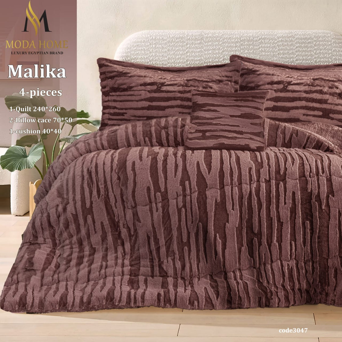 MODA HOME Malika Quilt 4PCS-240x260 cm