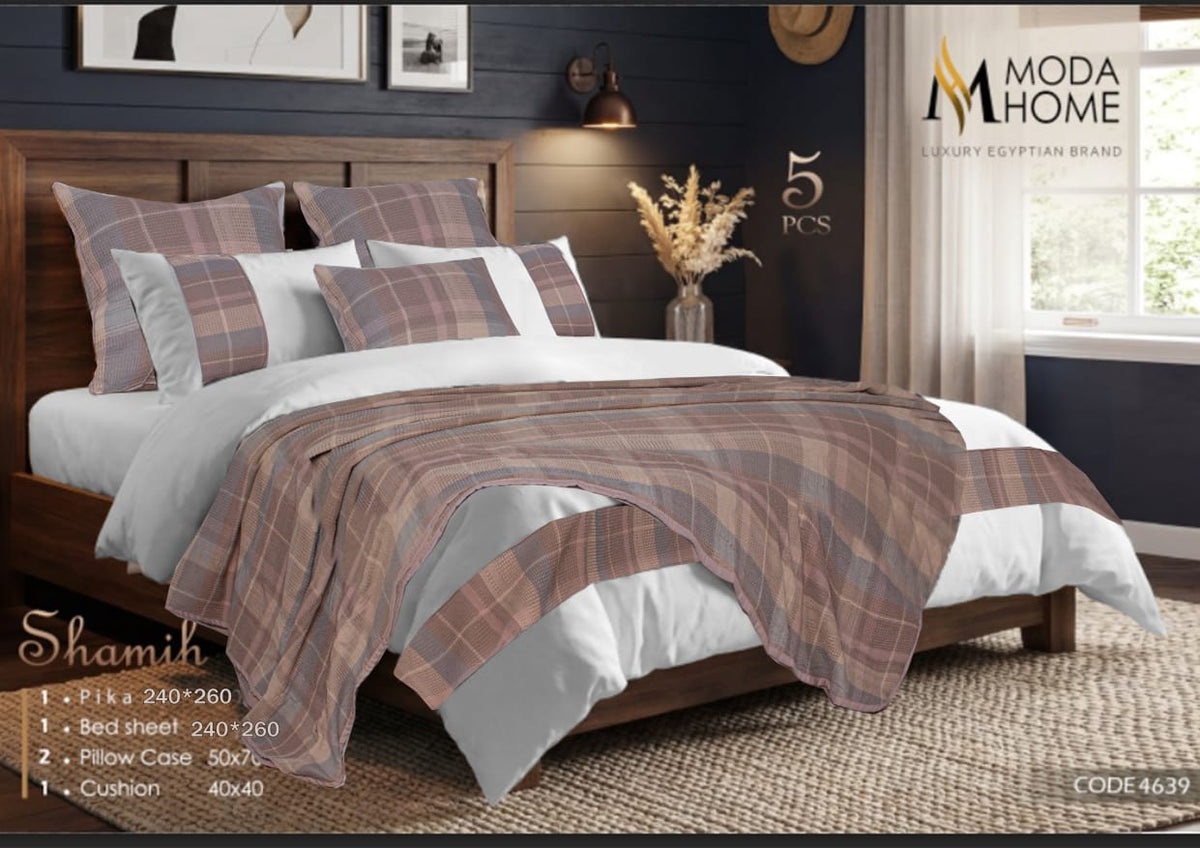 MODA HOME  Karwah Shamia bed cover 5 pieces 240x260 cm