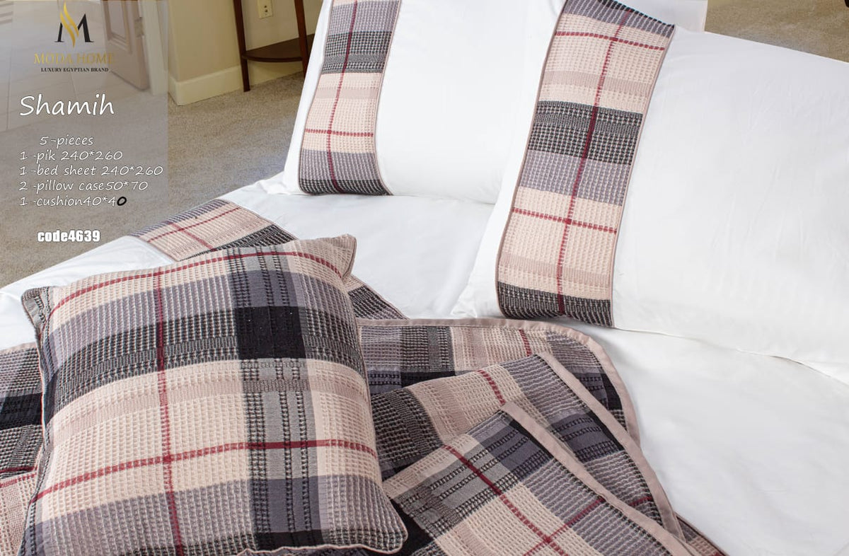 MODA HOME  Karwah Shamia bed cover 5 pieces 240x260 cm