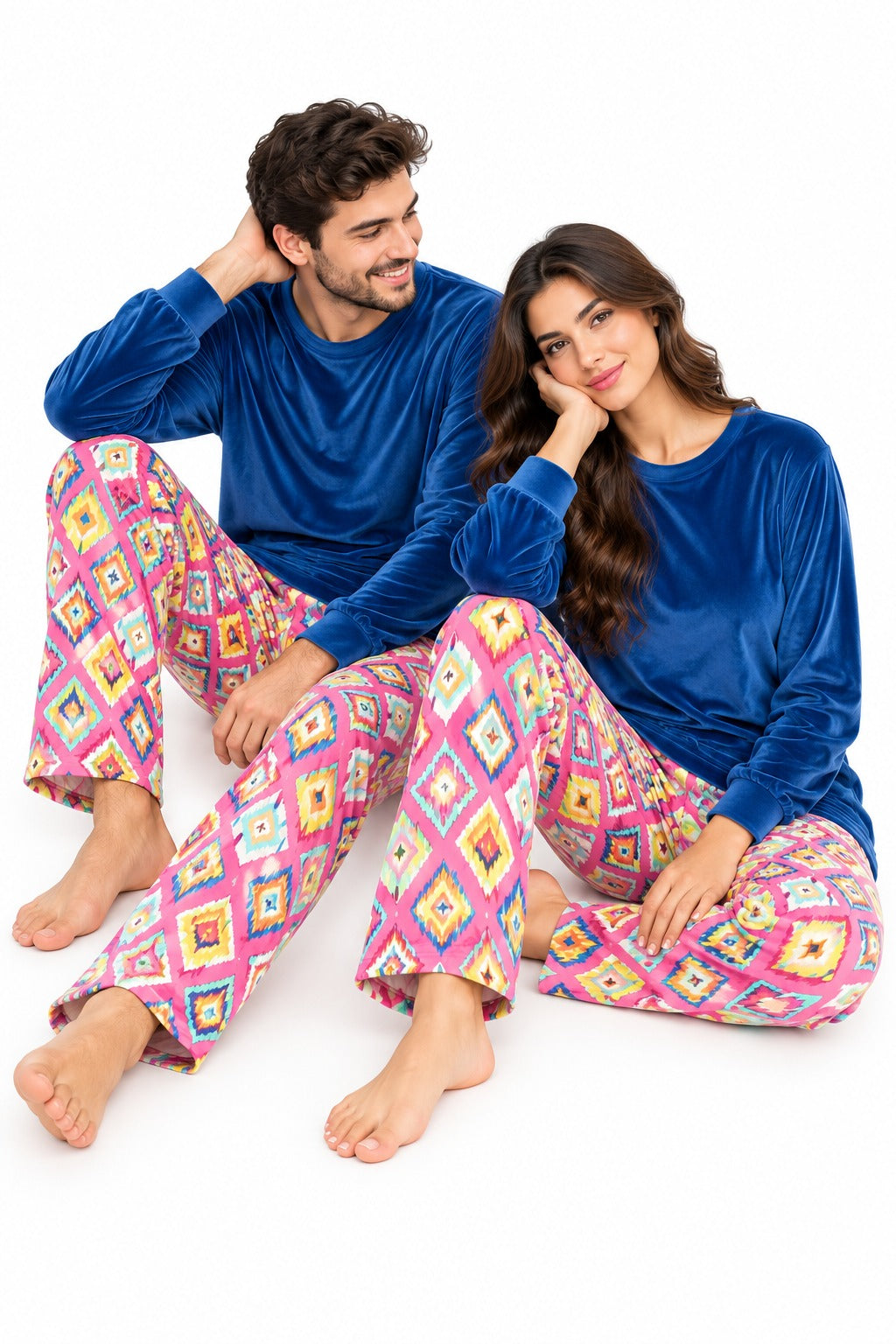Details MIX CO PANT ROUND NECK PAJAMA - Winter 26