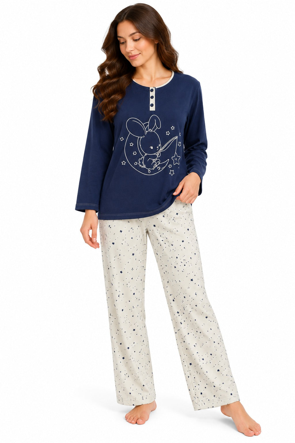 DAHAP RABBIT R.NECK PAJAMA