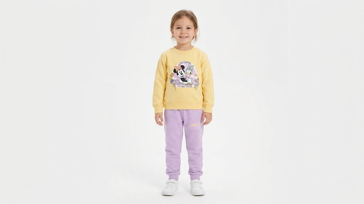 MORINELLA MINNIE&DAISY R NECK PAJAMA