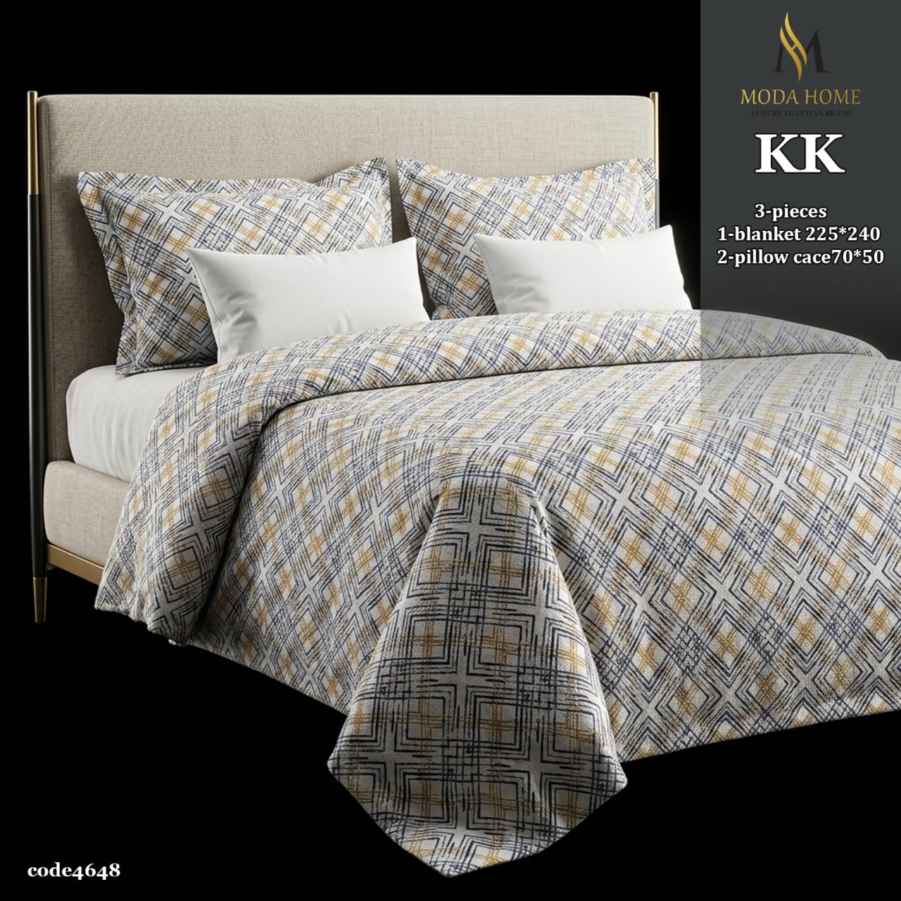 MODA HOME Kiki floral coverlet 3-piece set with matching pillowcases, featuring vibrant floral patterns on soft fabric.