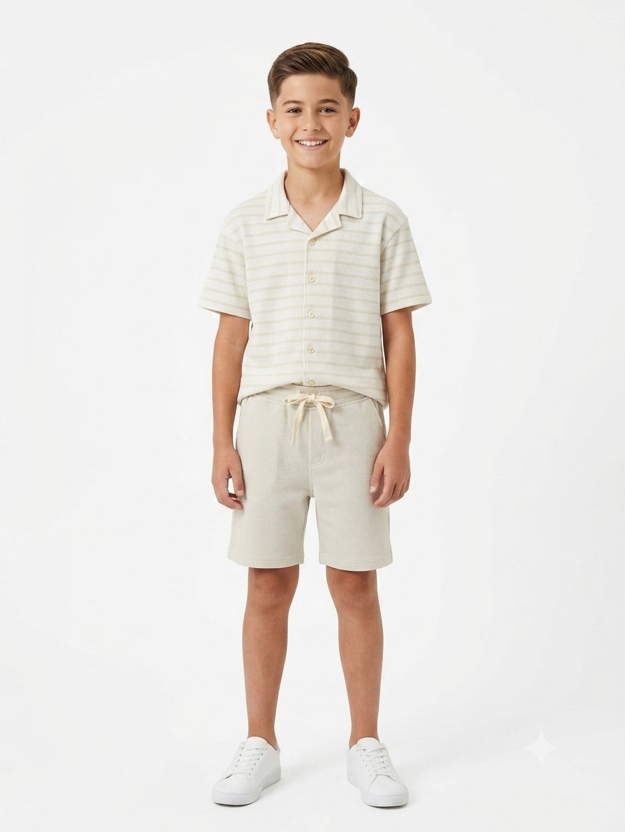 "BOLIVAR STRIPED  SHORT PAJAMA"