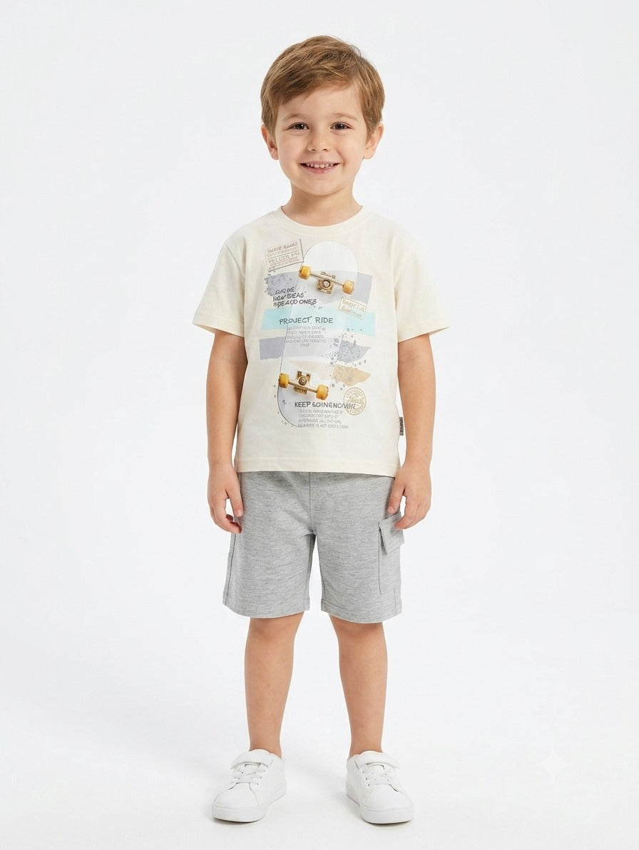 "SKATEBOARD R.NEC&SHORT PAJAMAS"