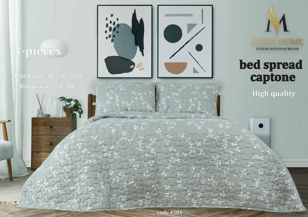 MODA HOME Ultra Capitone 3-piece coverlet -240*260