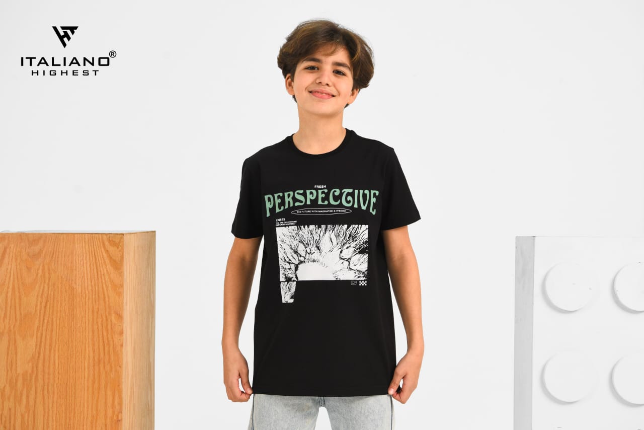 perspective  sleeve t-shirt
