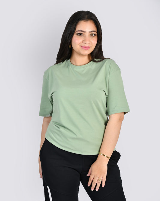 BASIC REGULAR T-SHIRT OLIVE