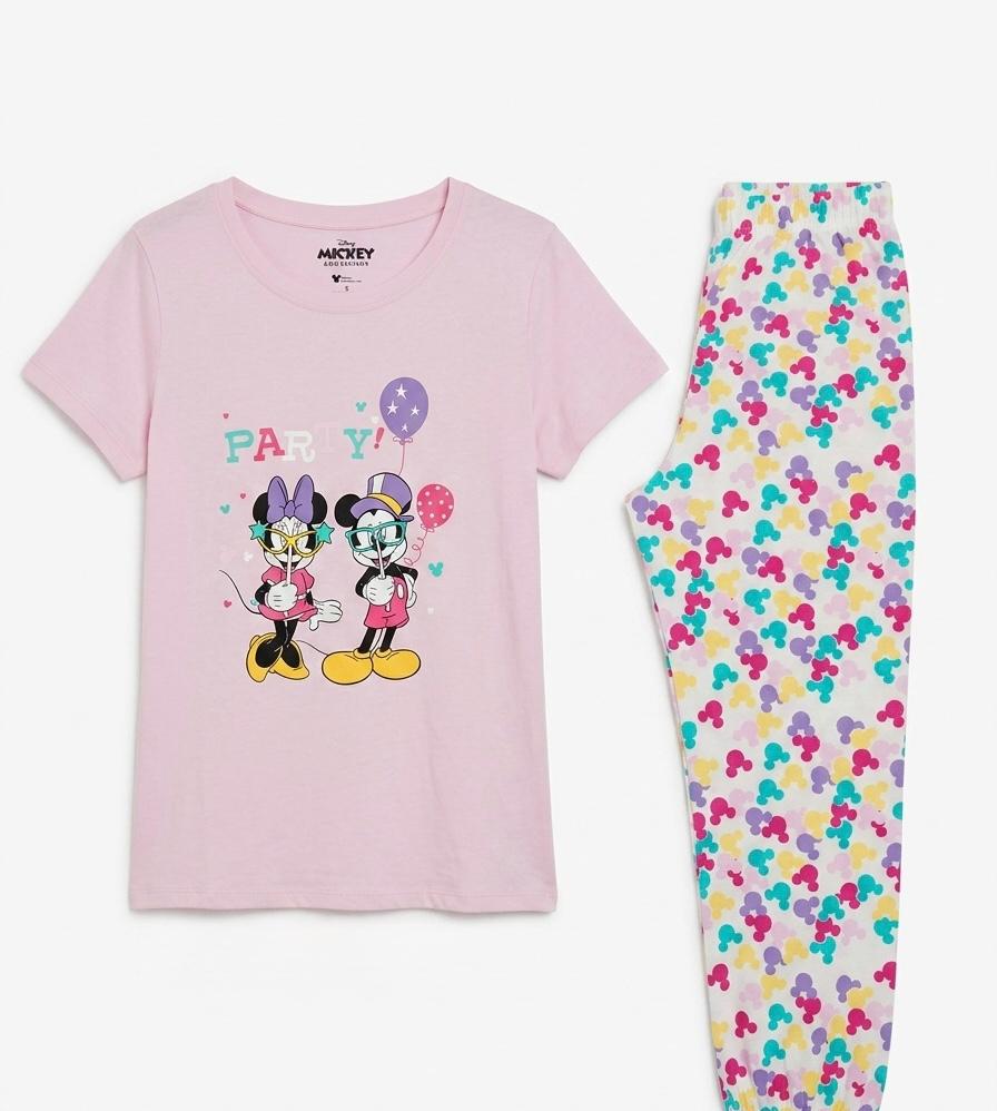 Minnie Faces Print Pajama – Women's Summer 2026