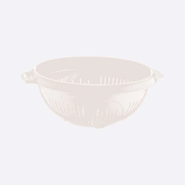 " 2-handled strainer "