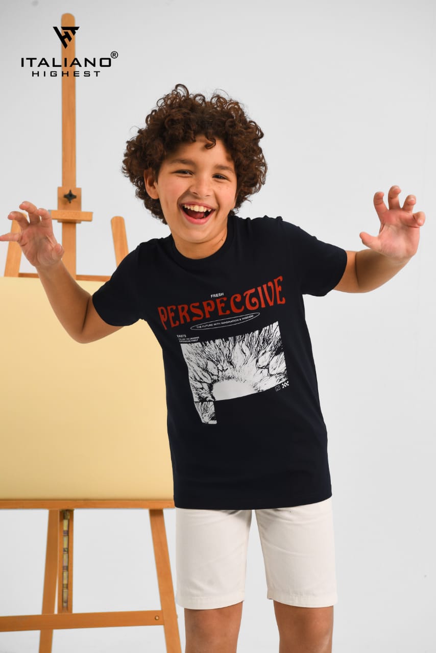 perspective  sleeve t-shirt