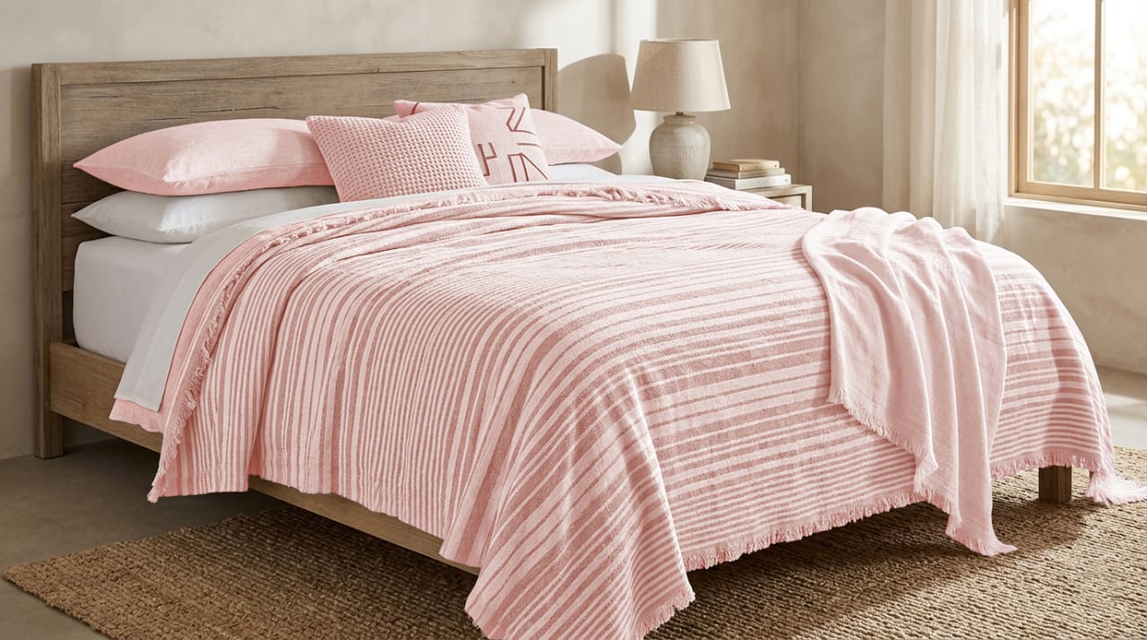 MODA HOME Comforter Moon, 220x240 cm, single bed size with soft fabric and celestial moon pattern for cozy sleep.
