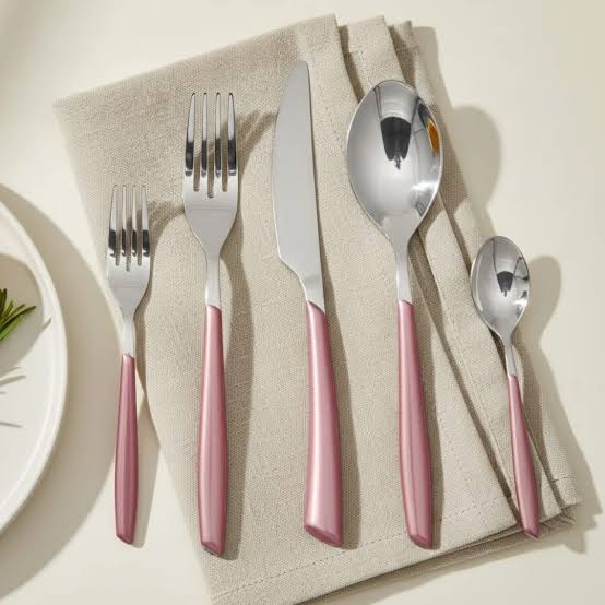 "ZINNIA Fork, Spoon & Knife Set -30 Pieces -"