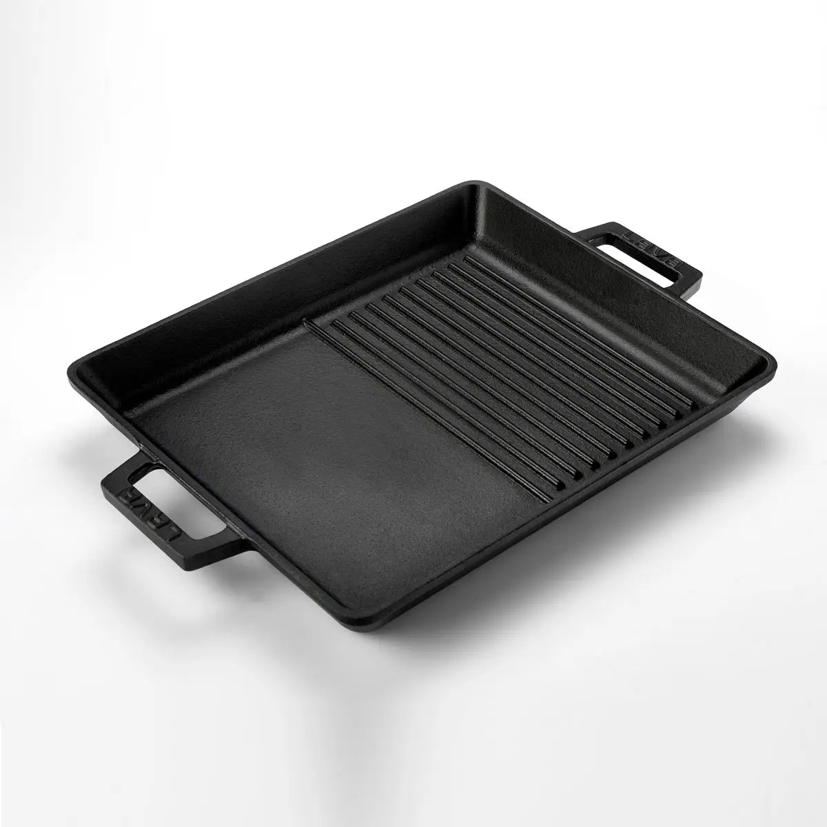 "Lava Cast Iron Rectangle Grill Pan. Dual Handle, 26X32cm "