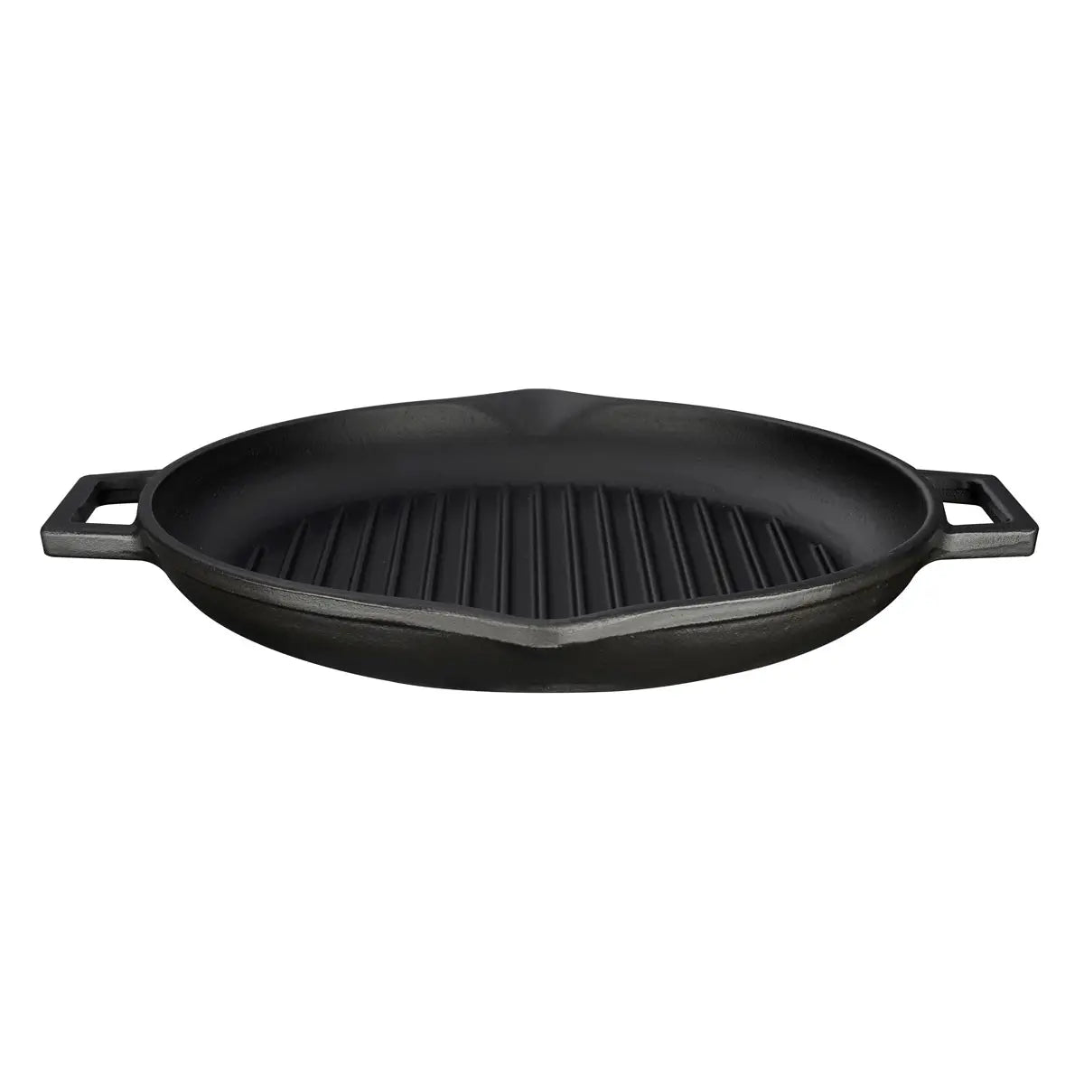 "Lava Cast Iron Round Grill Pan. Dual Handle, Dia. Ø 26cm "