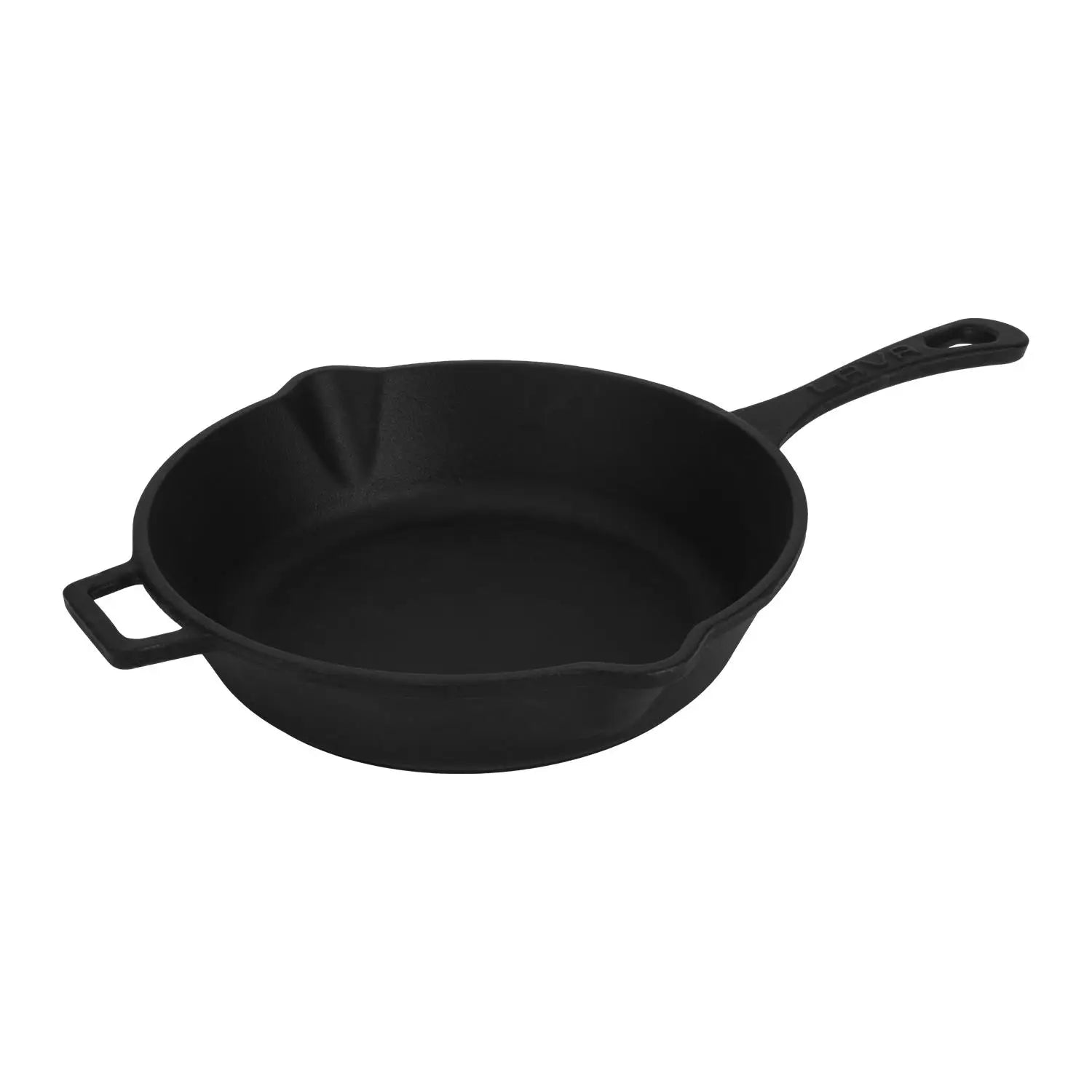 " Lava Cast Round Frying Pan with Cast Iron Solid Handle. Diameter(Ø)24cm "