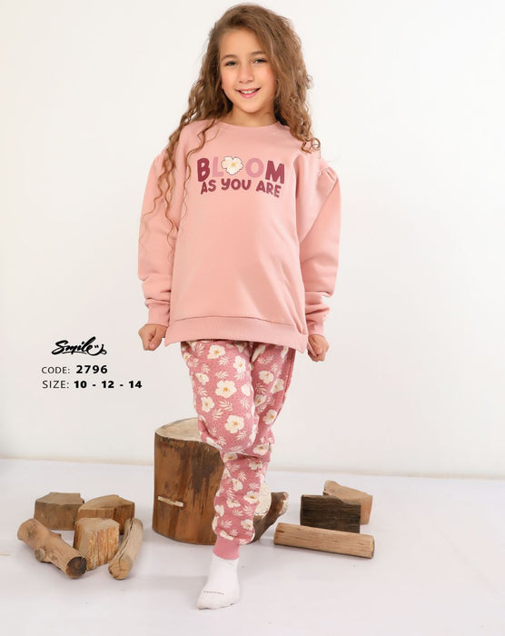 Half SleeveRose pajamas and pants