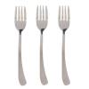 Zenia Curvy Stainless Steel Fork Set - 3 Pieces
