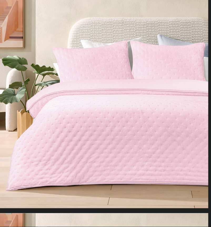Stars 3-piece coverlet set by MODA HOME featuring a star pattern on soft fabric in a 240x260 cm size.