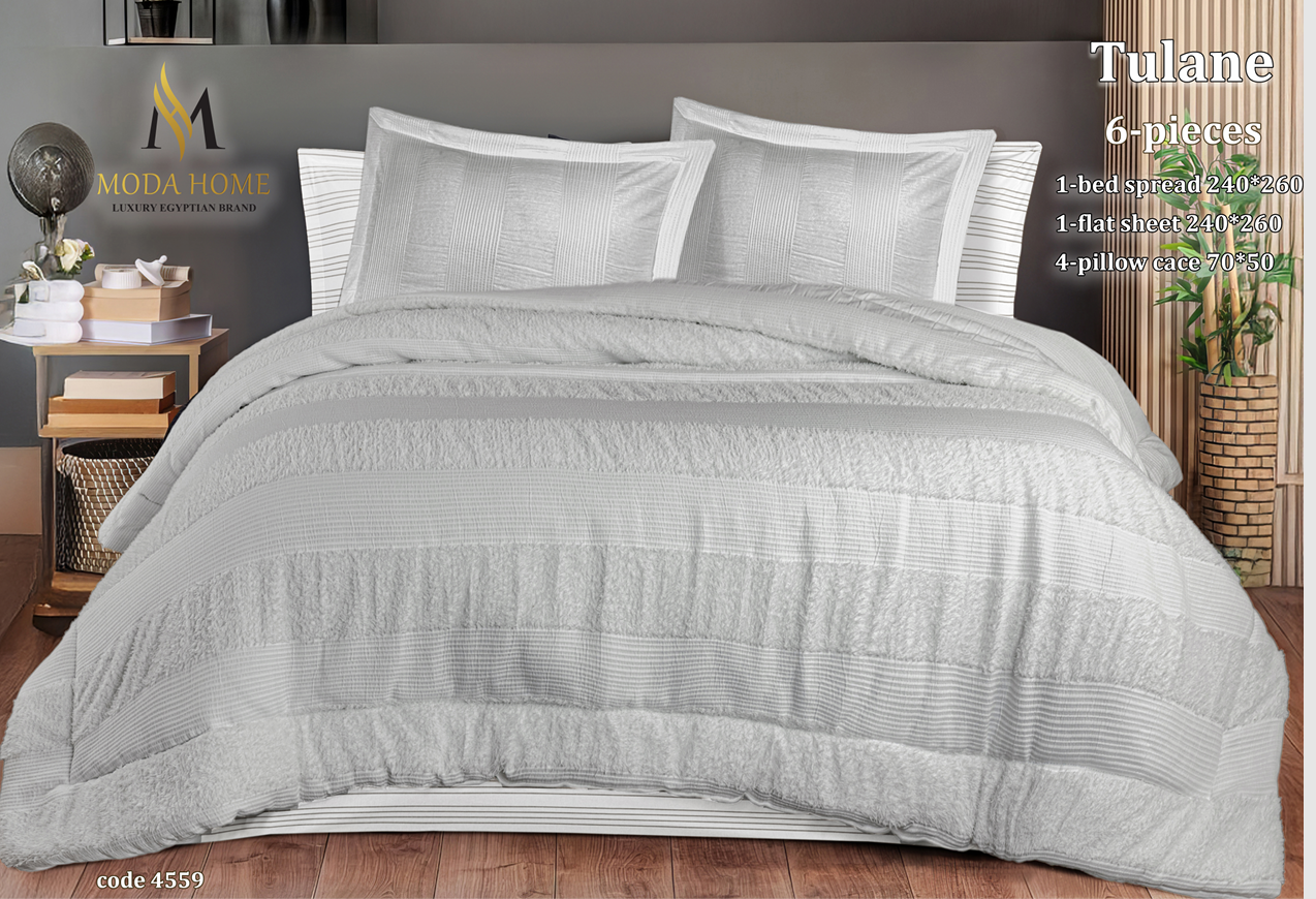 MODA HOME Double Tulle Quilt 260x240 cm – Warm & Cozy Winter Bedding